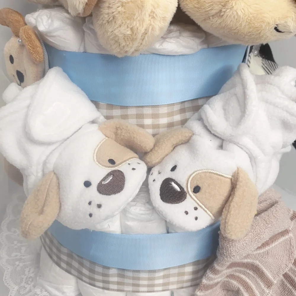 Puppy Diaper Cake